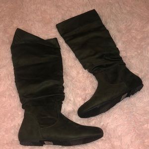 Olive Green Boots